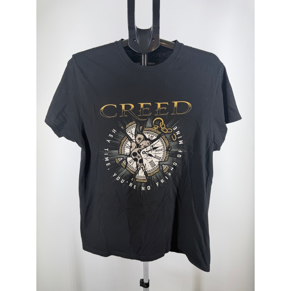Creed Mens Summer of 99 Tour Graphic T-Shirt Black Short Sleeve L